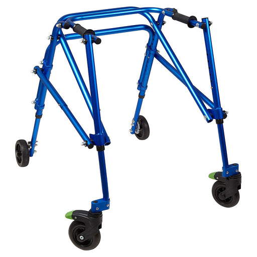 Circle Specialty Kilp 4 Wheeled Walker - Blue, Medium
