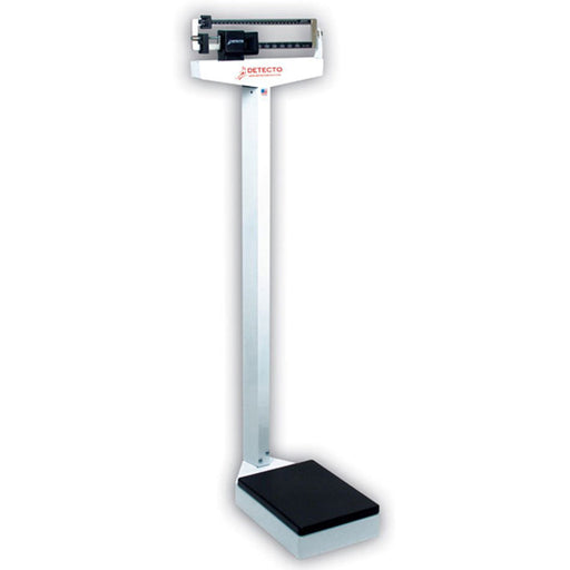 Detecto Eye-Level Physician Scale - White, 440 lb x 4 oz / 200 kg x 100 g