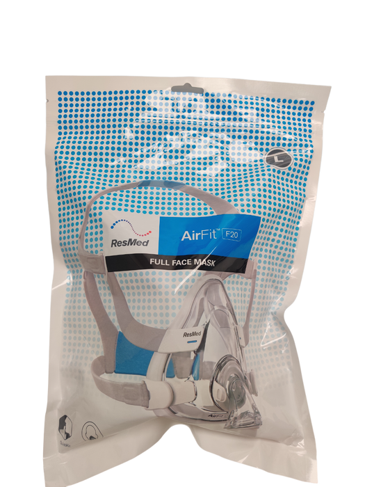 ResMed AirFit F20 Full Face CPAP Interface with Headgear