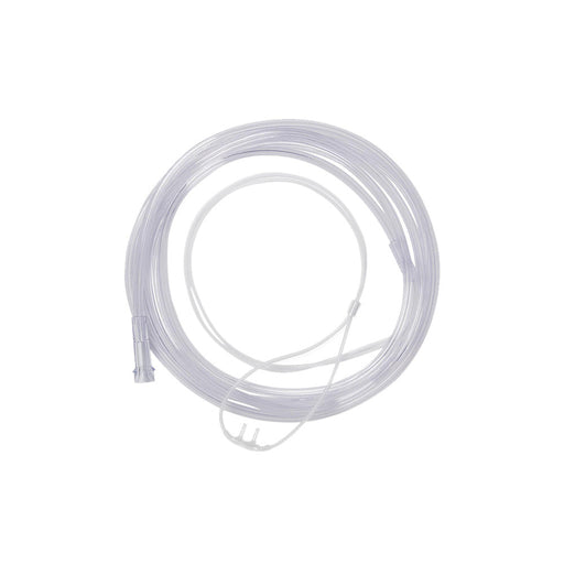 Medline Infant Soft-Touch Oxygen Cannula with Standard Connector - Clear, 7 Feet