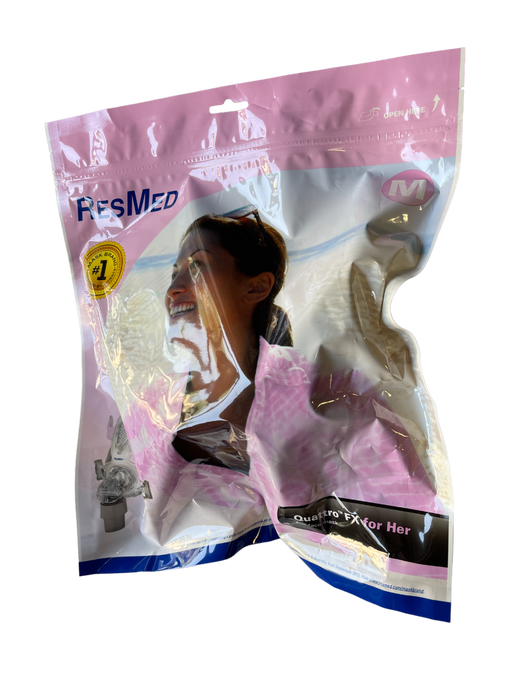 ResMed Quattro FX for Her Full Face CPAP Mask System with Headgear