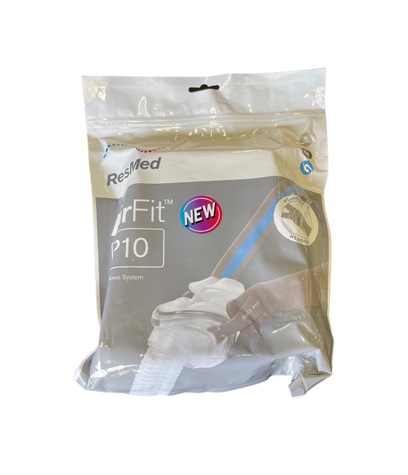 ResMed AirFit P10 Nasal Pillow CPAP Sleep Interface with Headgear (FitPack)