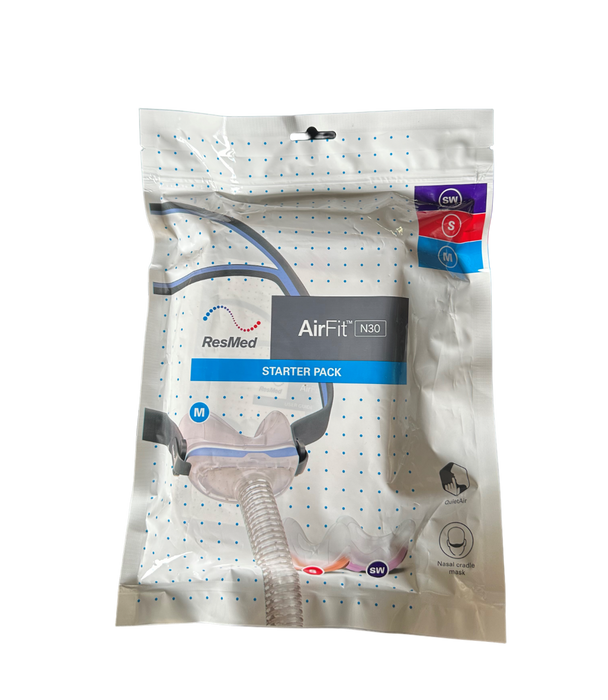ResMed AirFit N30 Nasal Mask with Headgear Starter Pack