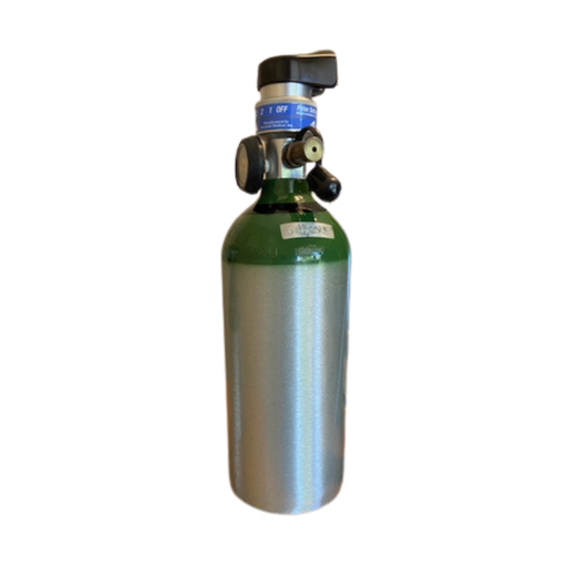 M9 Oxygen Cylinder with Integrated Conserver for HomeFill System