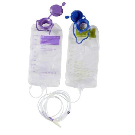 Kangaroo Joey ePump Feed Set with Flush Set 1000mL, Non-Sterile, DEHP-Free