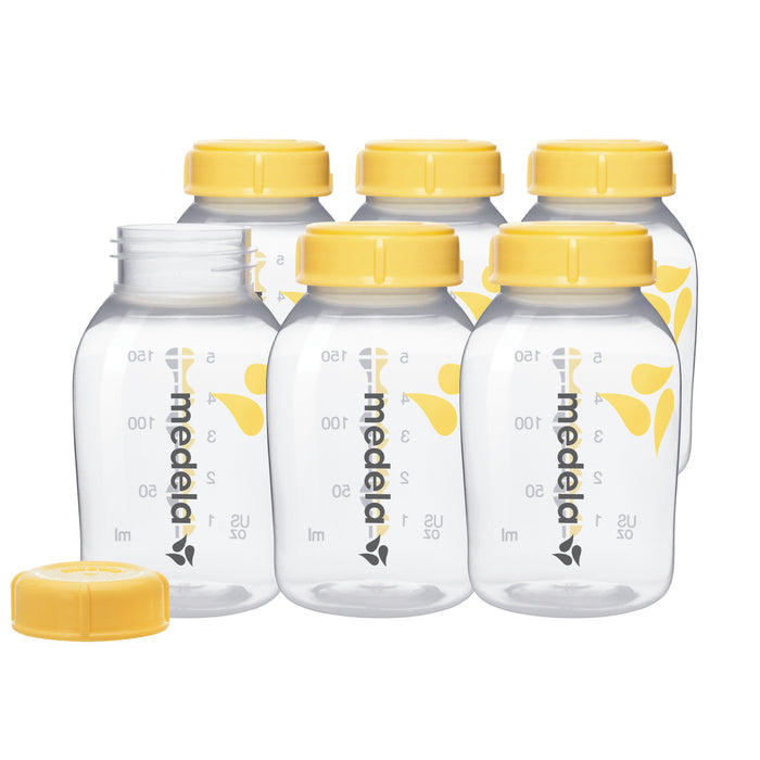 Medela Breast Milk Storage Bottles 5oz, 6 pack