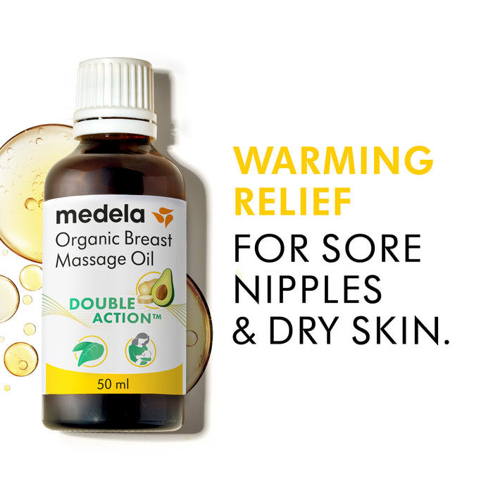 Medela Organic Breast Massage Oil, 50ml