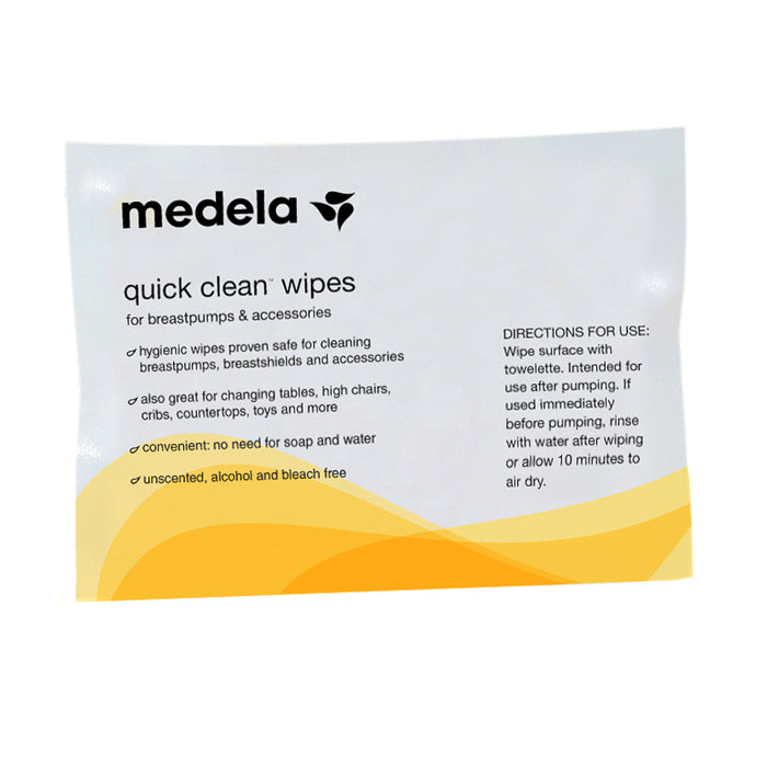 Medela Quick Clean Breast Pump & Accessory Wipes 40 pack