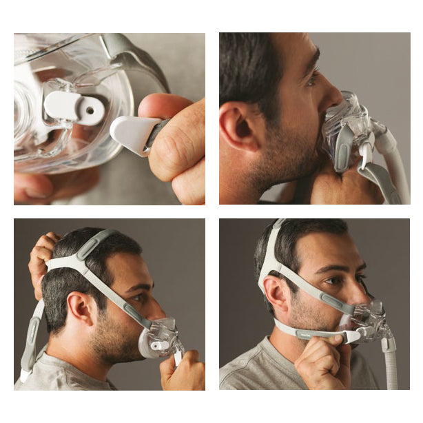 Philips Respironics Amara View Full Face CPAP Mask with Headgear (FitPack)