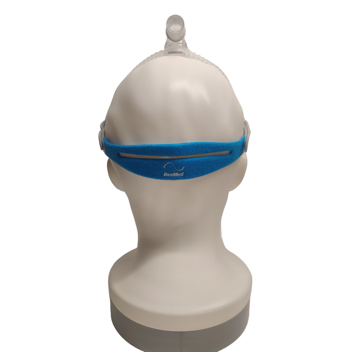 Back view of the ResMed AirFit P30i nasal pillow cpap mask