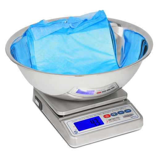 Detecto Mariner Weight Diaper Scale With Utility Bowl, 12 lb