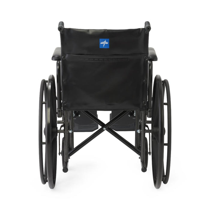 Guardian K1 Vinyl Wheelchair with Elevating Leg Rests, 16"