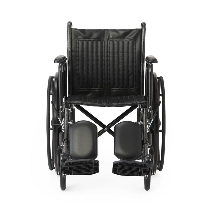 Guardian K1 Vinyl Wheelchair with Elevating Leg Rests, 16"