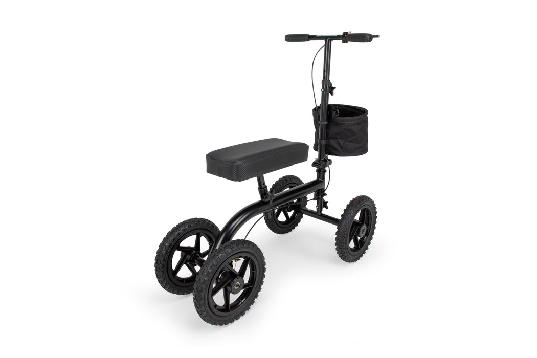 Mobo Medical All Terrain Knee Walker with Puncture-Free Offroad Tires