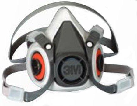 3M 6000 N95 Reusable Half Face Respirator - Large Gray