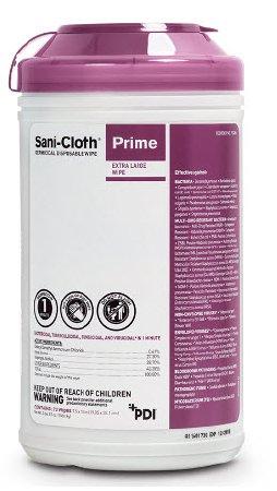 Sani-Cloth Prime Extra Large Surface Disinfectant Wipes - 70 Count