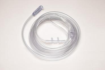 Salter Labs Adult Non-Flared Nasal Cannula with Supply Tube, 7 Feet