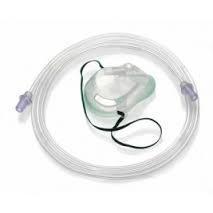 Salter Labs Pediatric Oxygen Mask Medium Concentration and Supply Tube, 7 Foot