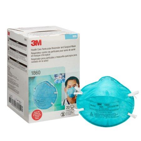 3M 1860 Particulate Respirator / Surgical Mask N95 Mask Blue