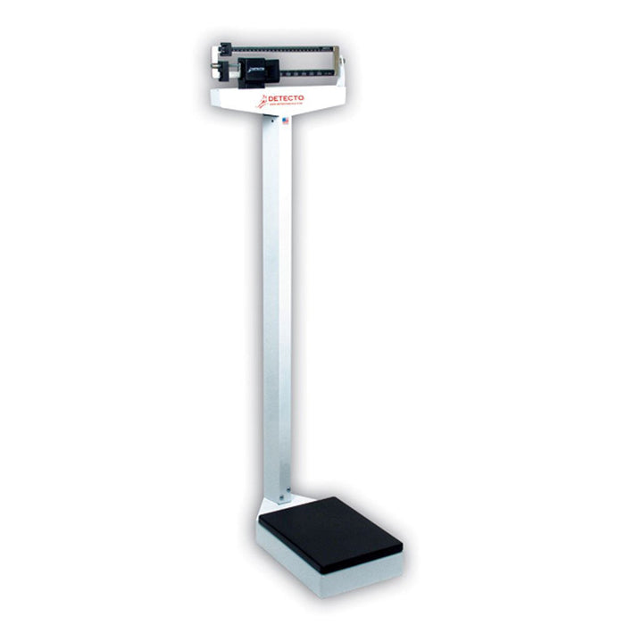 Detecto Weigh Beam Eye-Level Physician Scale - White, 200 kg x 100 g