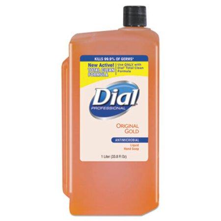 Dial Professional Gold Antimicrobial Liquid Hand Soap, Floral, 1L Refill
