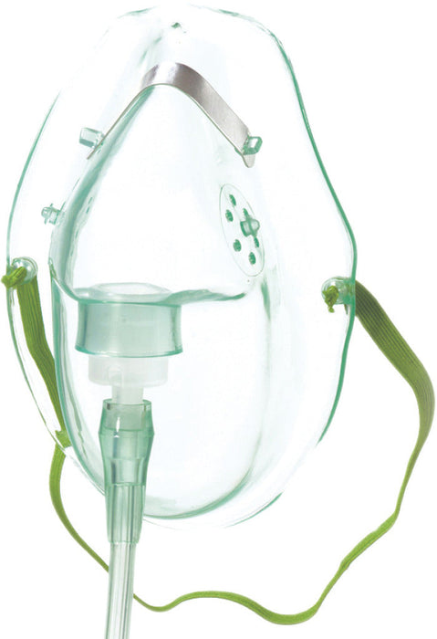 Drive Adult Oxygen Mask w/ Elastic Strap Fixation