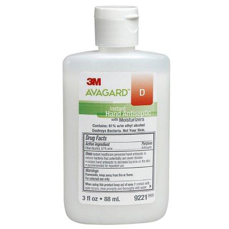 3M Avagard Instant Hand Antiseptic w/Moisturizers - 3 oz