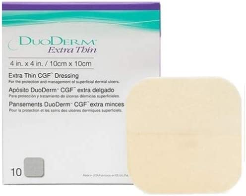 duoderm hydrocolloid dressing Convatec Duoderm Extra Thin Hydrocolloid Dressing