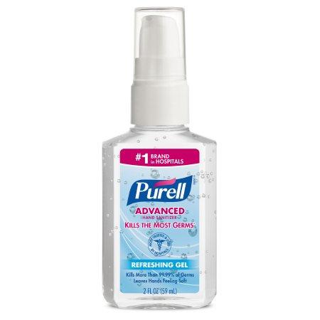Purell Advanced Hand Sanitizer, Pump Bottle, - 2 oz Ethyl Alcohol