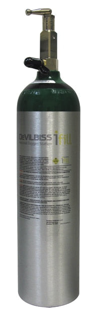 DeVilbiss Healthcare 870 Post Valve Oxygen Cylinder, D Cylinder