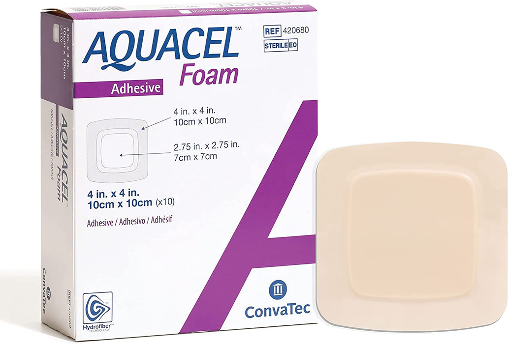 Convatec Aquacel Adhesive Foam Dressing - Pack of 10