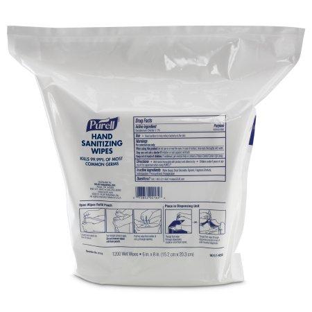 Purell Hand Sanitizing Wipes Refill Pouch - 1200 Count