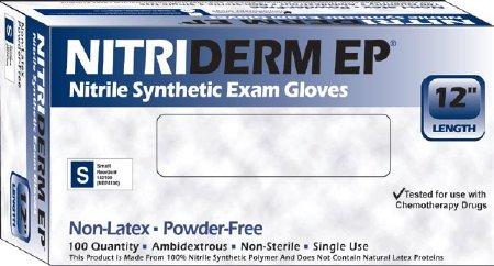 NitriDerm EP Powder-Free Nitrile Synthetic Exam Gloves - 100 Count