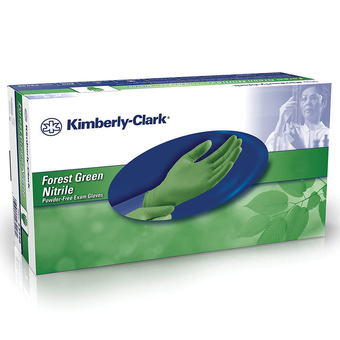 Kimberly-Clark Forest Green Nitrile Exam Gloves - 200 Count