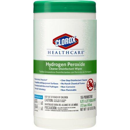 Clorox Hydrogen Peroxide Surface Disinfectant Cleaner Wipes - 155 Count
