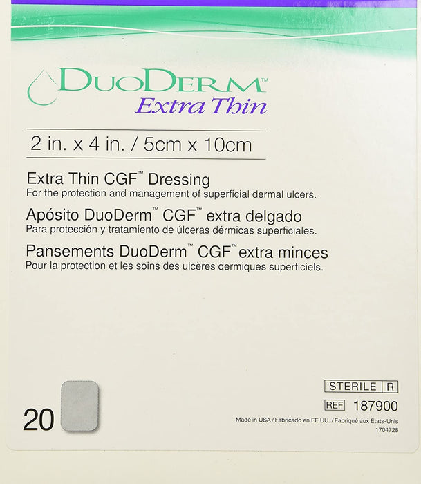 Convatec Duoderm Extra Thin Hydrocolloid Dressing