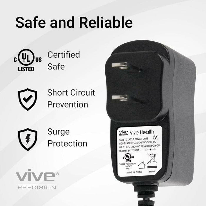 Buy Vive Health Blood Pressure Monitor 6V Power Adapter