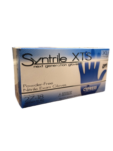 Syntrile XTS Powder Free Cuff Length Chemo tested Nitrile Exam Gloves - Extra Large (200 count)