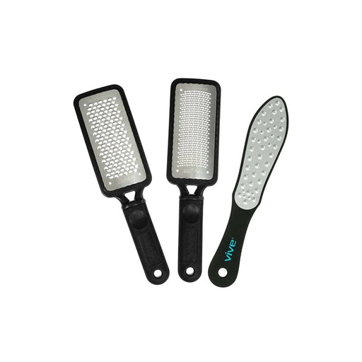 Vive Health Foot Files - 3 Piece Set