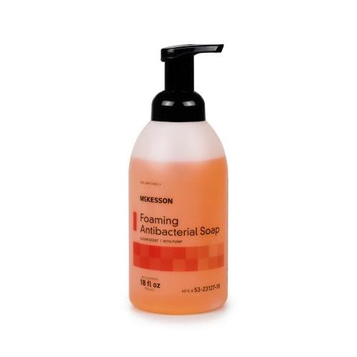 McKesson Antibacterial Clean Scent Foaming Soap - 18oz Pump Bottle