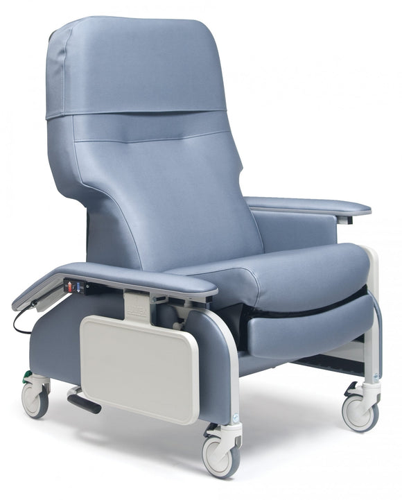 Graham Field Lumex Deluxe Clinical Care Recliner with Drop Arms with Upholstery Arms