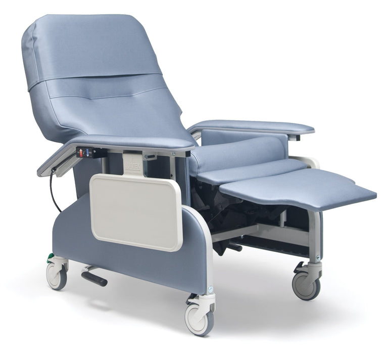 Graham Field Lumex Deluxe Clinical Care Recliner with Drop Arms with Fully Upholstered Arms - Heat & Massage