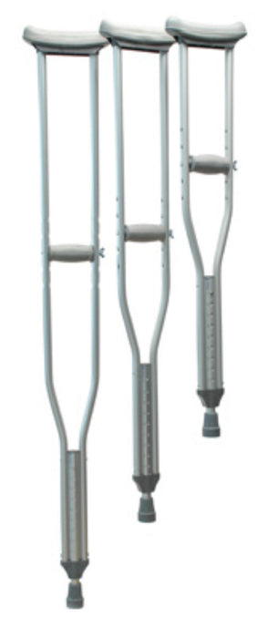 Graham Field Lumex Universal Aluminum Crutches - 8 Pairs