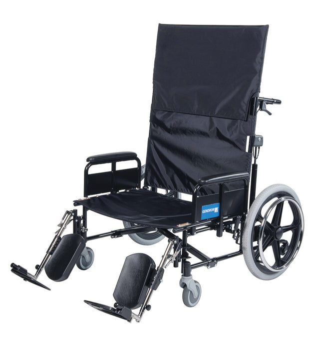 Graham Field Full Arms Elevating Leg Rests Recliner Wheelchair - 15.5"