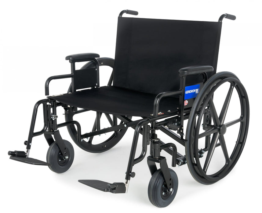 Graham Field Regency 6700 XL Fixed Back, Full Arm, Bariatric Wheelchair