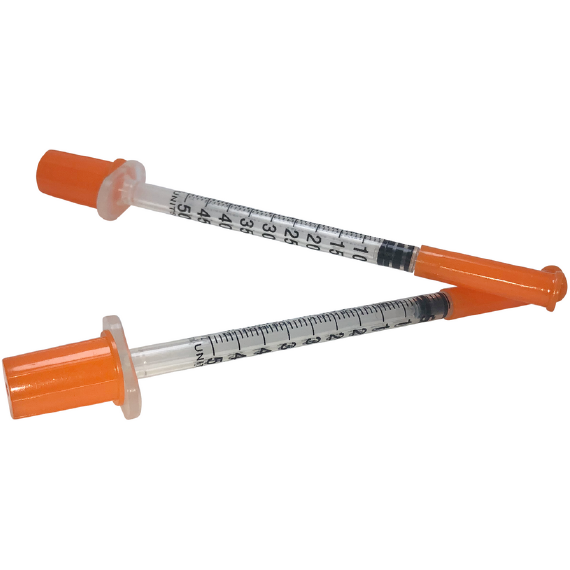 McKesson Insulin Syringes with Needle (Pack of 100) at