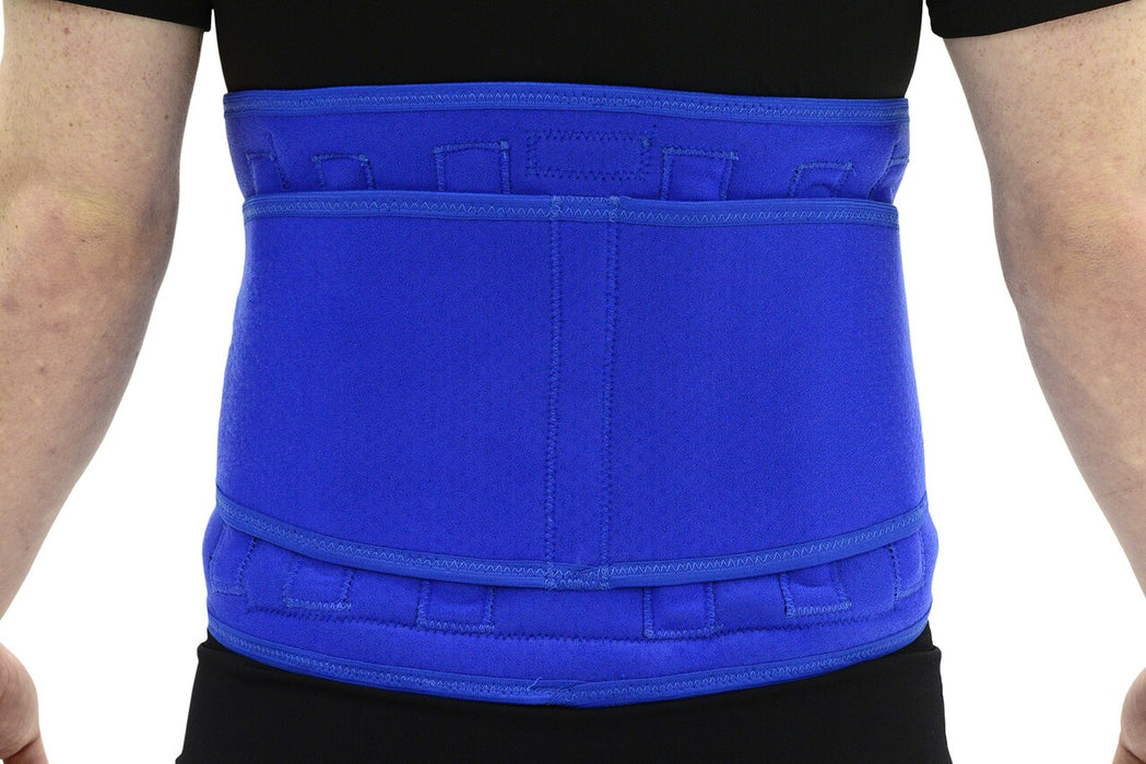 MAXAR Airprene Sport Belt (Breathable Neoprene Lumbosacral Support) - Blue