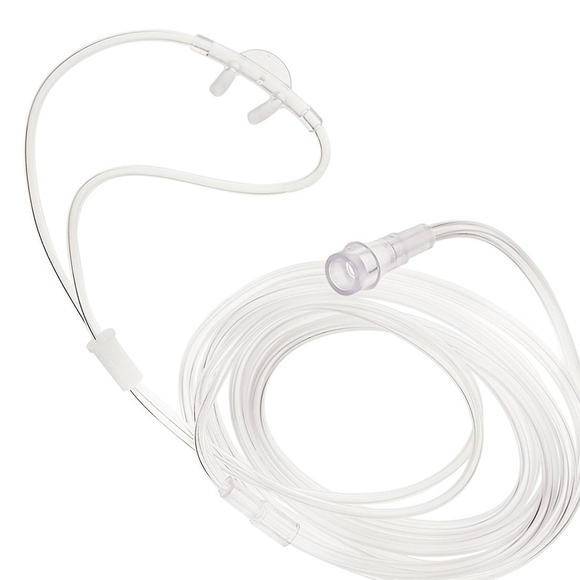 Over-the-Ear Nasal Cannula with Star Lumen Oxygen Supply Tubing, 7 Foot