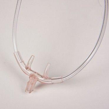 Salter Labs Pediatric Oral/Nasal cannula/holder with 7' airflow pressure tube & 7' ETCO2 tube