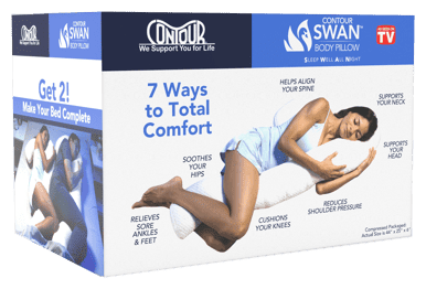 Contour Comfort Swan Full-Sized Body Pillow